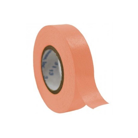 Precision Dynamics Time Tape, 3" Core, 1/2" Wide, Salmon, 6/cs, 6PK 512604-S